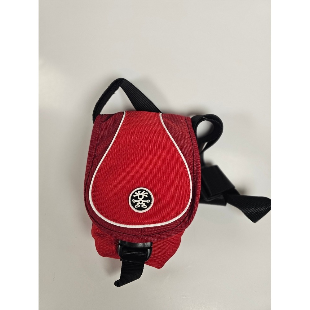 Crumpler The Bundle L Camera Pouch Red Yellow Padded Utility Bag Case Strap